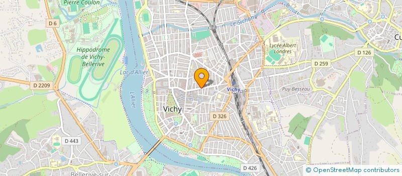 localisation de l'entreprise REY VICHY MUSIQUE DE FRANCE à VICHY