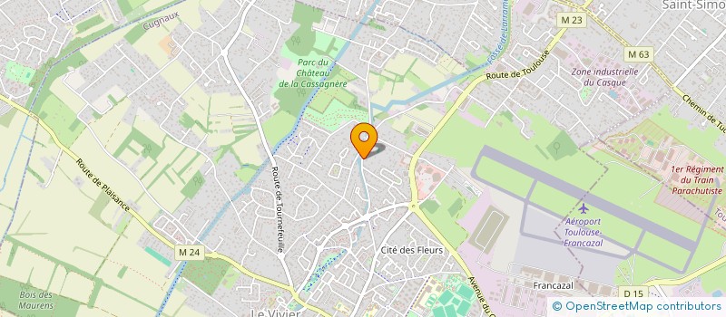 localisation de l'entreprise REYA  CUGNAUX