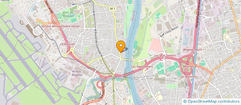 localisation de l'entreprise REYALIS GESTION  BLAGNAC