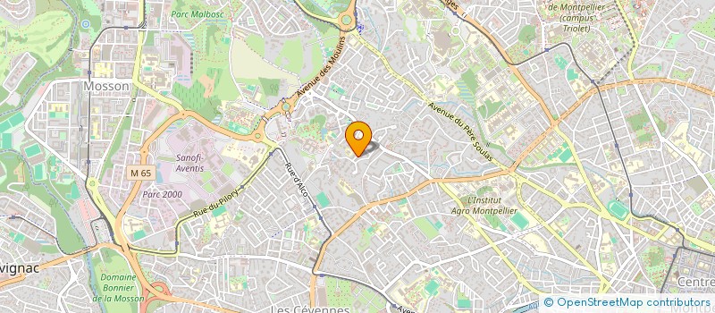 localisation de l'entreprise REYAN à MONTPELLIER