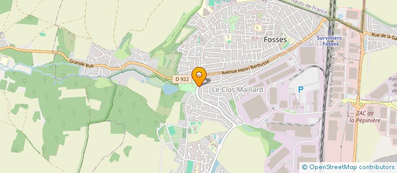 localisation de l'entreprise REYANN à MARLY-LA-VILLE