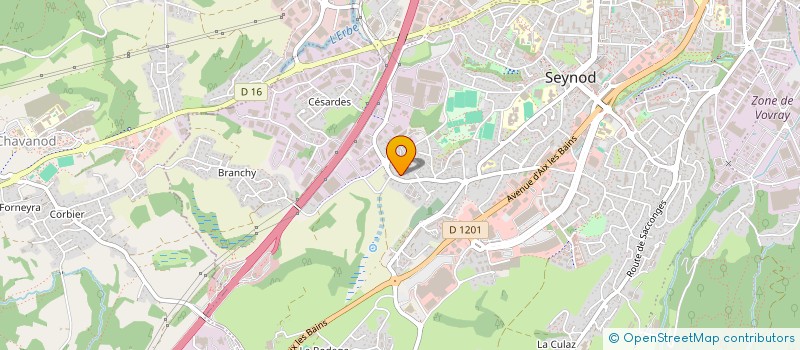 localisation de l'entreprise REYBERT  ANNECY