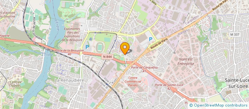 localisation de l'entreprise REYDEL ENERGIE à NANTES