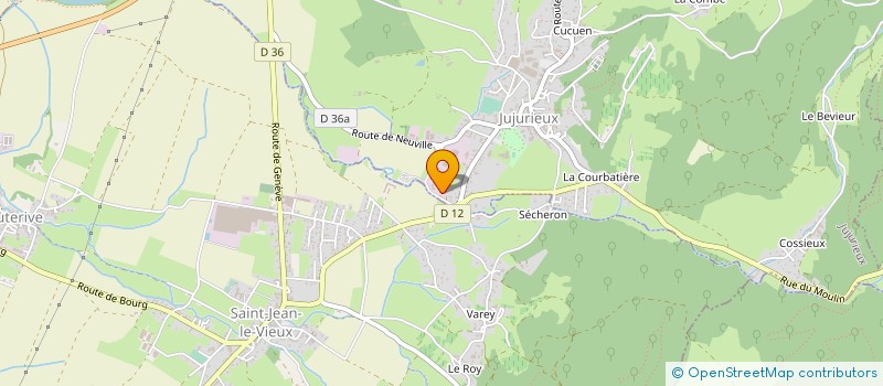 localisation de l'entreprise REYDELET DUMOULIN à JUJURIEUX