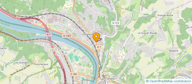 localisation de l'entreprise REYEL à VIENNE