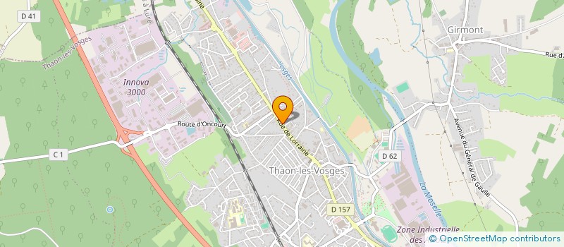 localisation de l'entreprise REYES  THAON-LES-VOSGES