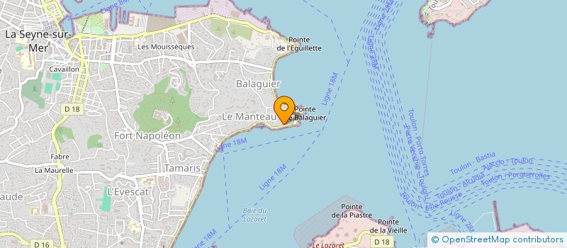 localisation de l'entreprise REYES ELIFRAN  LA SEYNE-SUR-MER