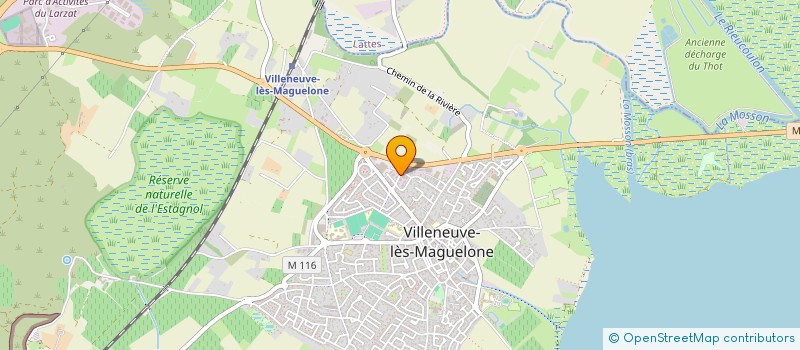 localisation de l'entreprise REYFAL  VILLENEUVE-LES-MAGUELONE