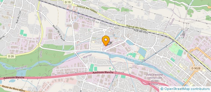 localisation de l'entreprise REYFLEX à THYEZ