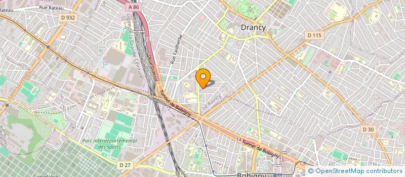 localisation de l'entreprise REYHAN à DRANCY
