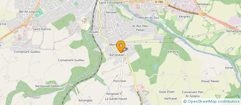 localisation de l'entreprise REYIMMO  PLOUBEZRE