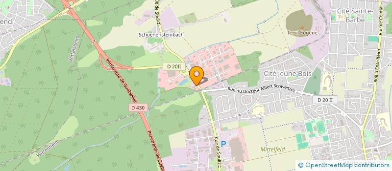 localisation de l'entreprise REYKO BTP  WITTENHEIM