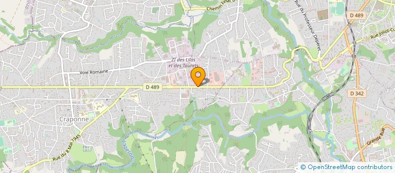 localisation de l'entreprise REYLA  CRAPONNE