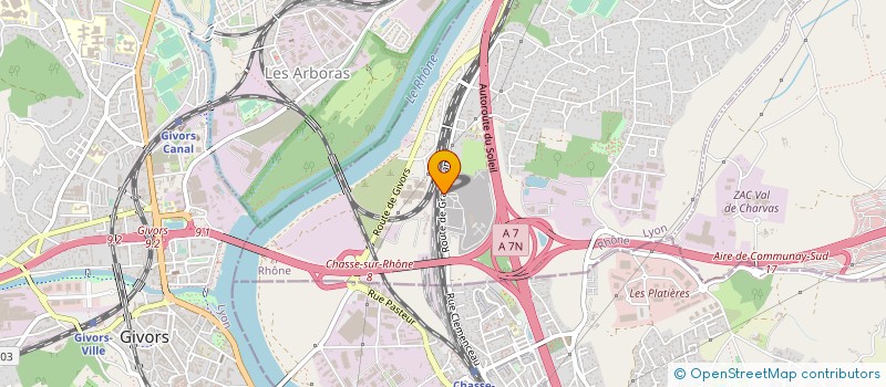 localisation de l'entreprise REYMOND RHONE SUD MATERIAUX à TERNAY