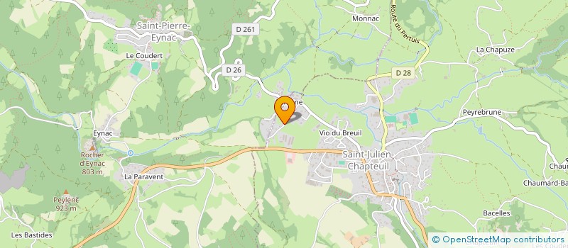 localisation de l'entreprise REYMOND SOLAIRE  SAINT-ETIENNE-LARDEYROL