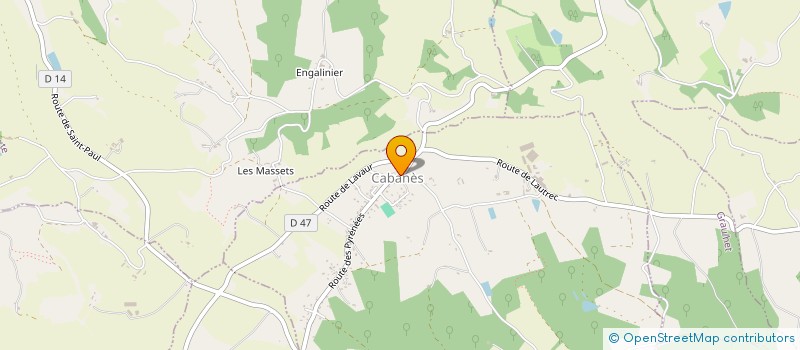 localisation de l'entreprise REYNA  CABANES