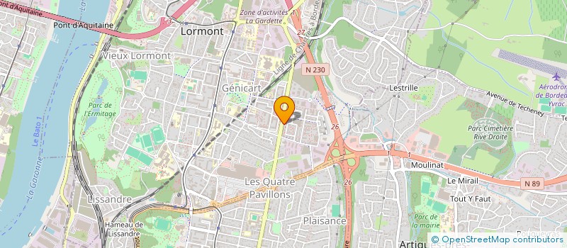 localisation de l'entreprise REYNAL GUY ET CLAUDE  LORMONT