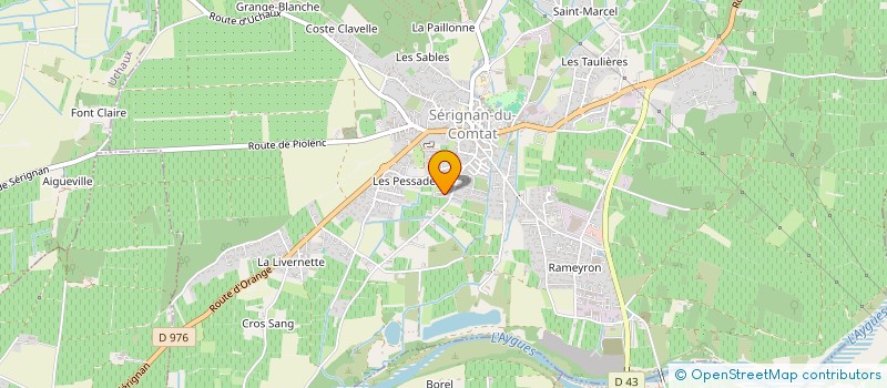 localisation de l'entreprise REYNARD à SERIGNAN-DU-COMTAT