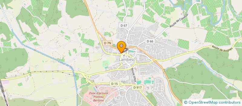 localisation de l'entreprise REYNARD JM ET DUC JF  LAMBESC