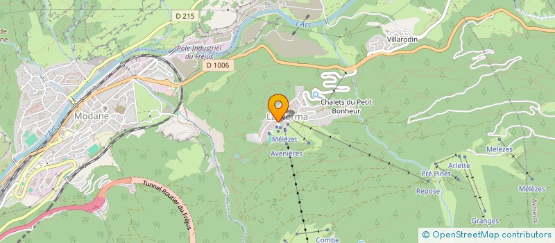 localisation de l'entreprise REYNARD - LO  VILLARODIN-BOURGET