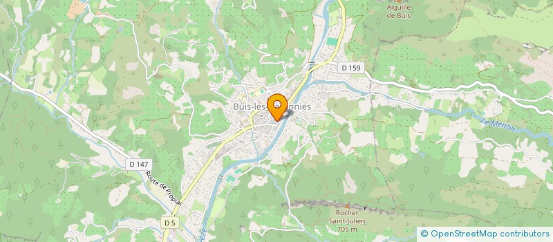 localisation de l'entreprise REYNAUD ET FILS à BUIS-LES-BARONNIES