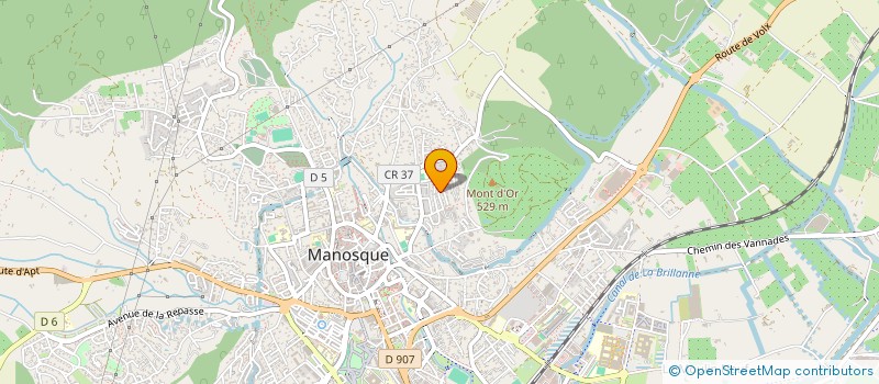localisation de l'entreprise REYNAUD & KIDS à MANOSQUE