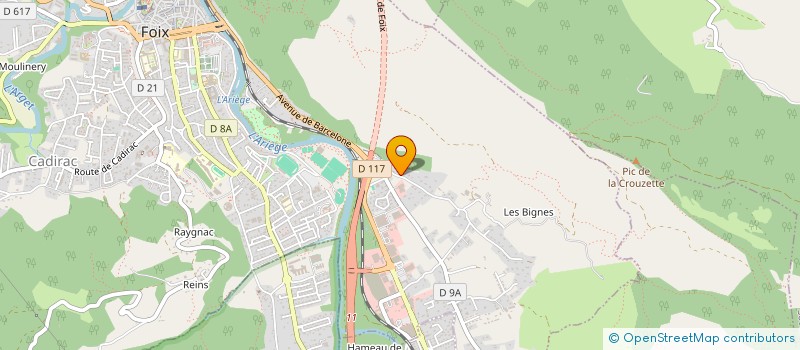 localisation de l'entreprise REYNAUD SAVERDUN à FOIX
