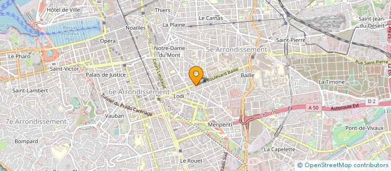 localisation de l'entreprise REYNE JRL à MARSEILLE