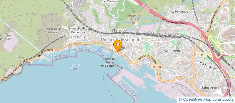 localisation de l'entreprise REYNEVO à MARSEILLE