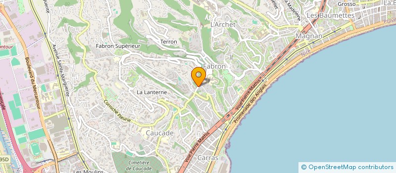 localisation de l'entreprise REYNIER MOSCONI à NICE