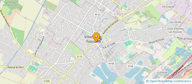 localisation de l'entreprise REYNODE à VILLENEUVE-TOLOSANE