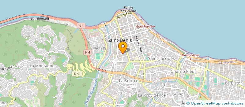 localisation de l'entreprise REYOB DIAGNOSTIC à SAINT-DENIS