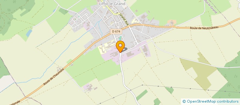 localisation de l'entreprise REYREN ET FILS à LIFFOL-LE-GRAND
