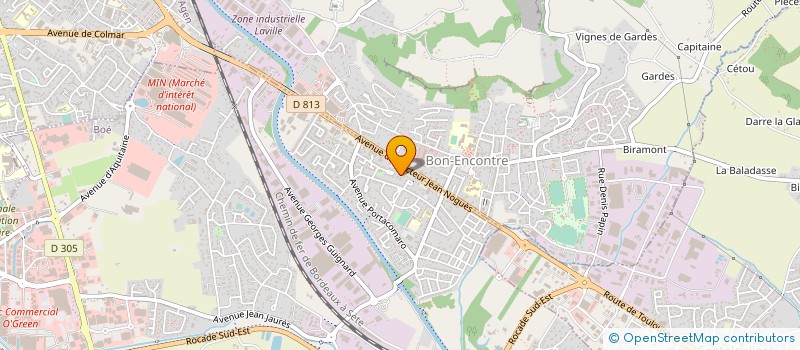 localisation de l'entreprise REYSSAC BOIS à BOE