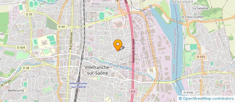 localisation de l'entreprise REYSSE à VILLEFRANCHE-SUR-SAONE