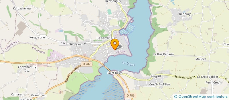 localisation de l'entreprise REZ AN DOUR à LEZARDRIEUX