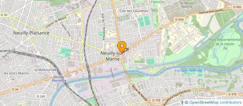 localisation de l'entreprise REZ-BAT à NEUILLY-SUR-MARNE