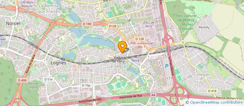 localisation de l'entreprise REZ BAT  TORCY
