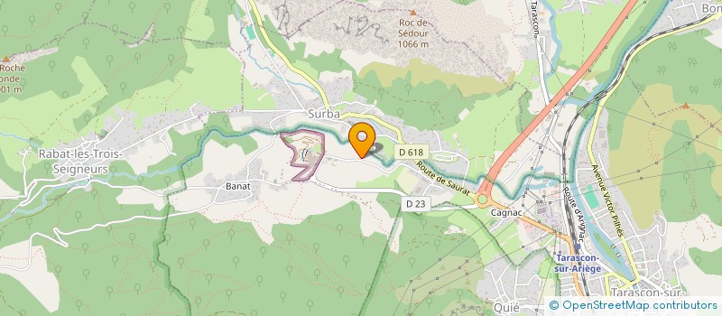 localisation de l'entreprise REZ-O à TARASCON-SUR-ARIEGE