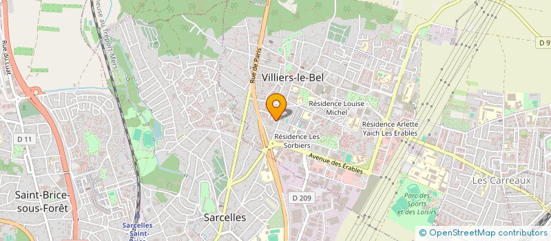 localisation de l'entreprise REZA CONSEIL  VILLIERS-LE-BEL