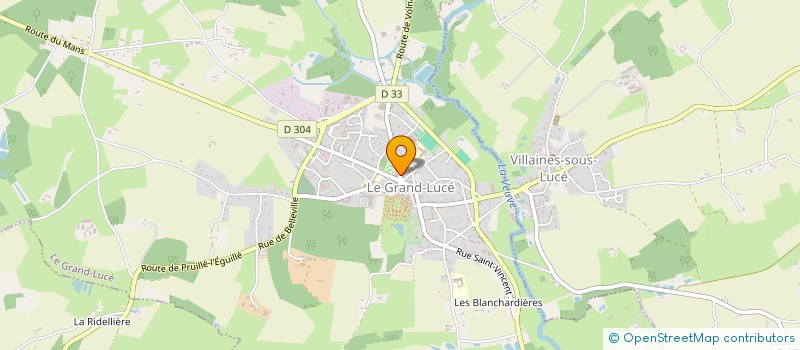 localisation de l'entreprise REZAI  LE GRAND-LUCE