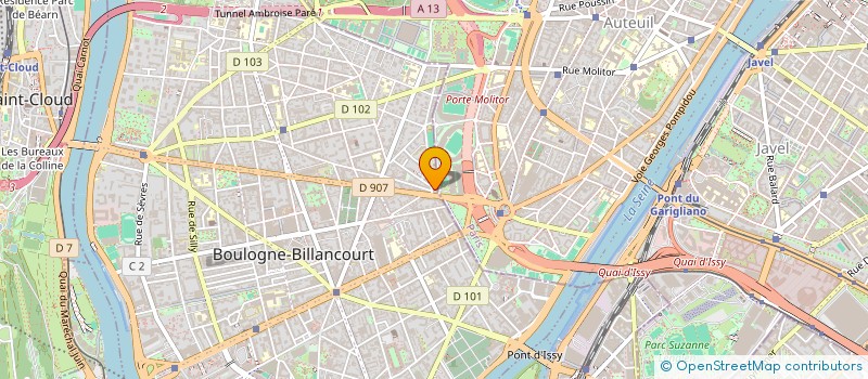 localisation de l'entreprise REZALI à BOULOGNE-BILLANCOURT