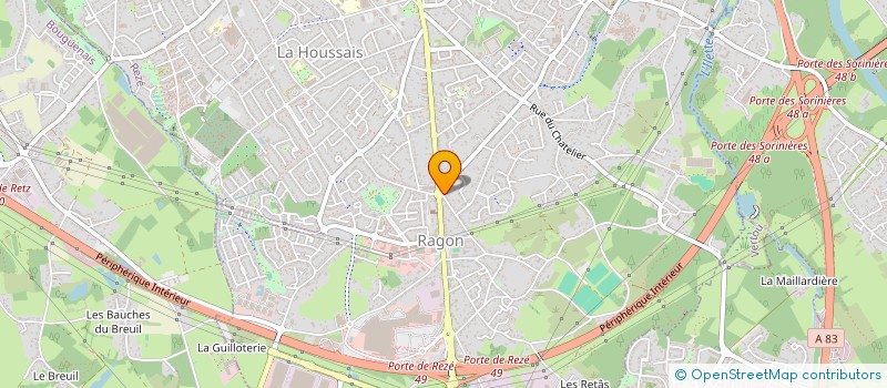 localisation de l'entreprise REZE AMBULANCE  REZE