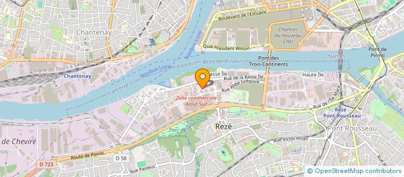 localisation de l'entreprise REZE DISTRIBUTION à REZE