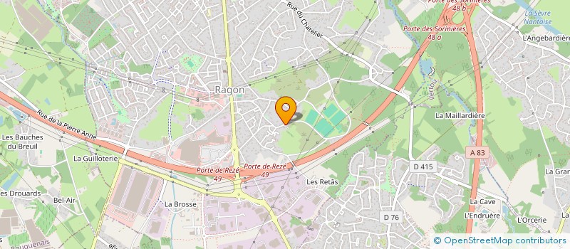 localisation de l'entreprise REZE GRS à REZE