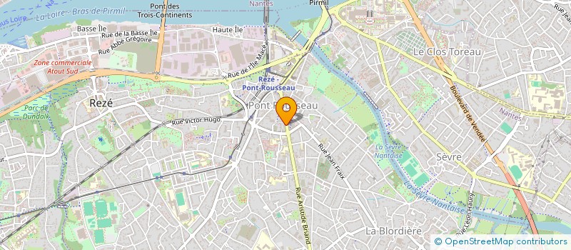 localisation de l'entreprise REZE OLYMPIC CLUB  REZE