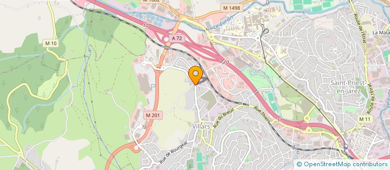 localisation de l'entreprise REZEAUTECH  VILLARS