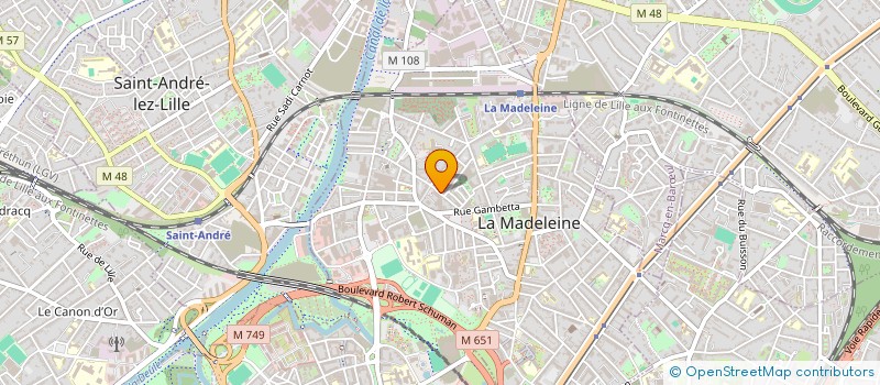 localisation de l'entreprise REZEDA à LA MADELEINE
