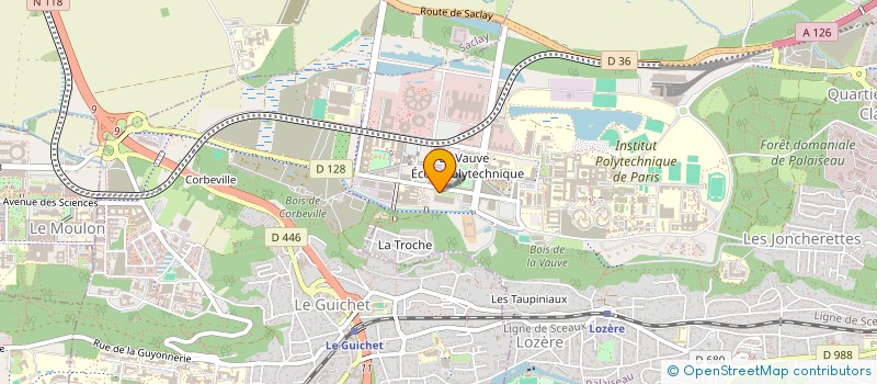 localisation de l'entreprise REZEL à PALAISEAU