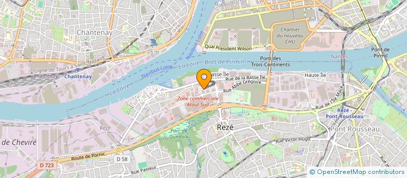 localisation de l'entreprise REZELEX  REZE